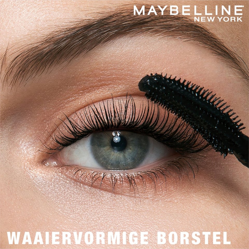 Maybelline Lash Sensational Volume Mascara - Very Black - Zwart Een Zwarte Volume Mascara Met Langere en Vollere Wimpers Als Resultaat