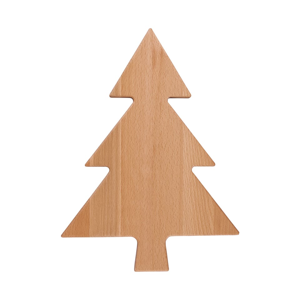 Kerstboom Borrelplank 35 Cm