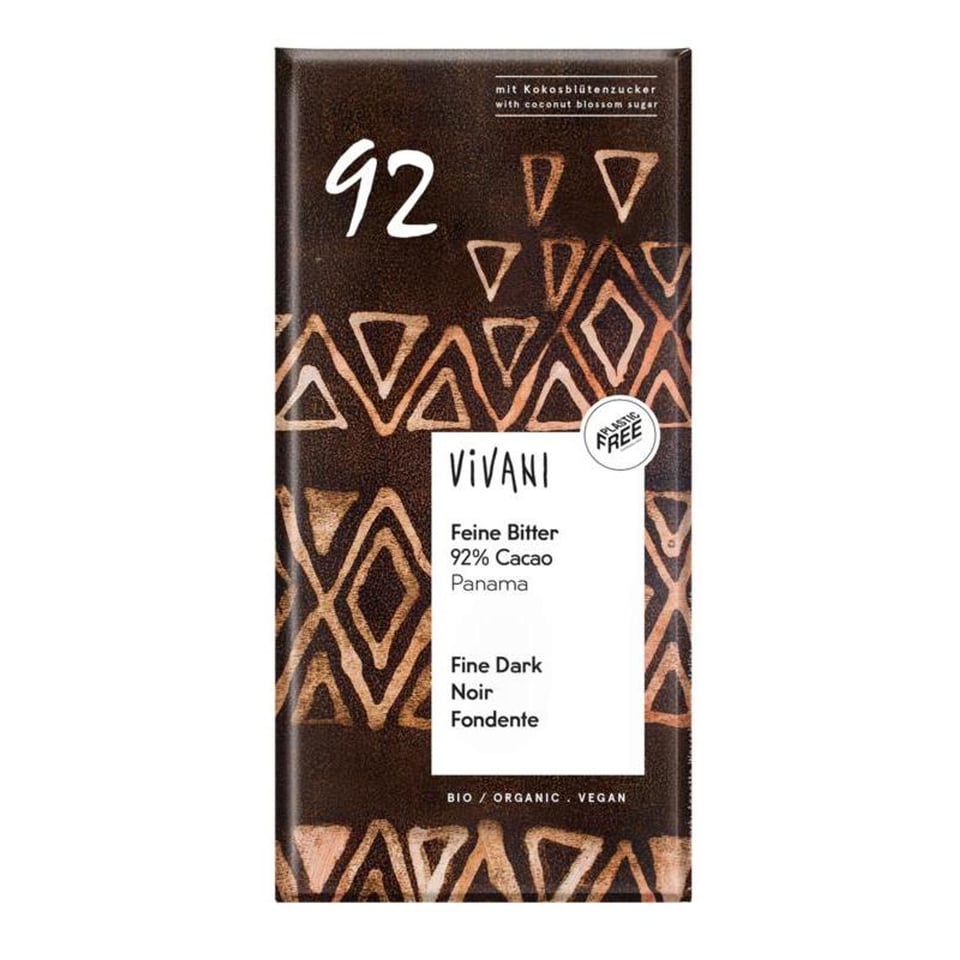 Chocolade Puur Delicaat 92% Panama Bio