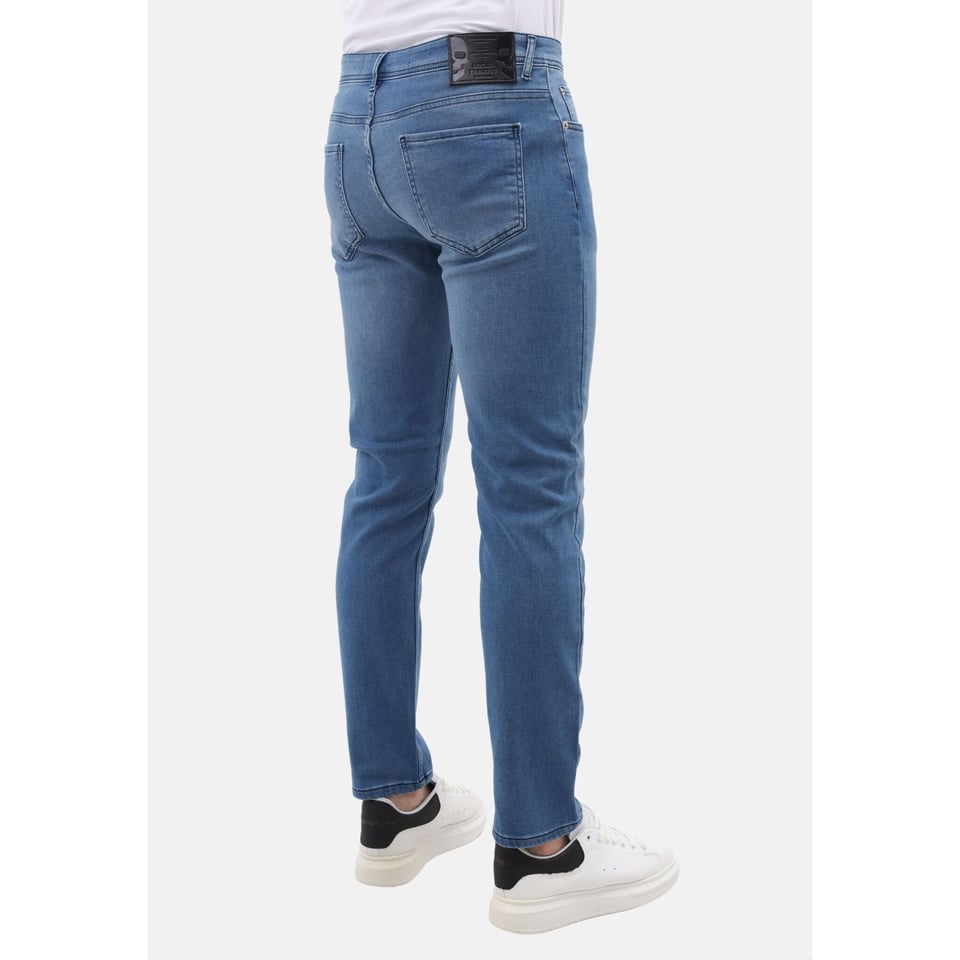 Jeans Heren - Regular Fit - Stretch Broek Heren - MM-R-06 - Blauw