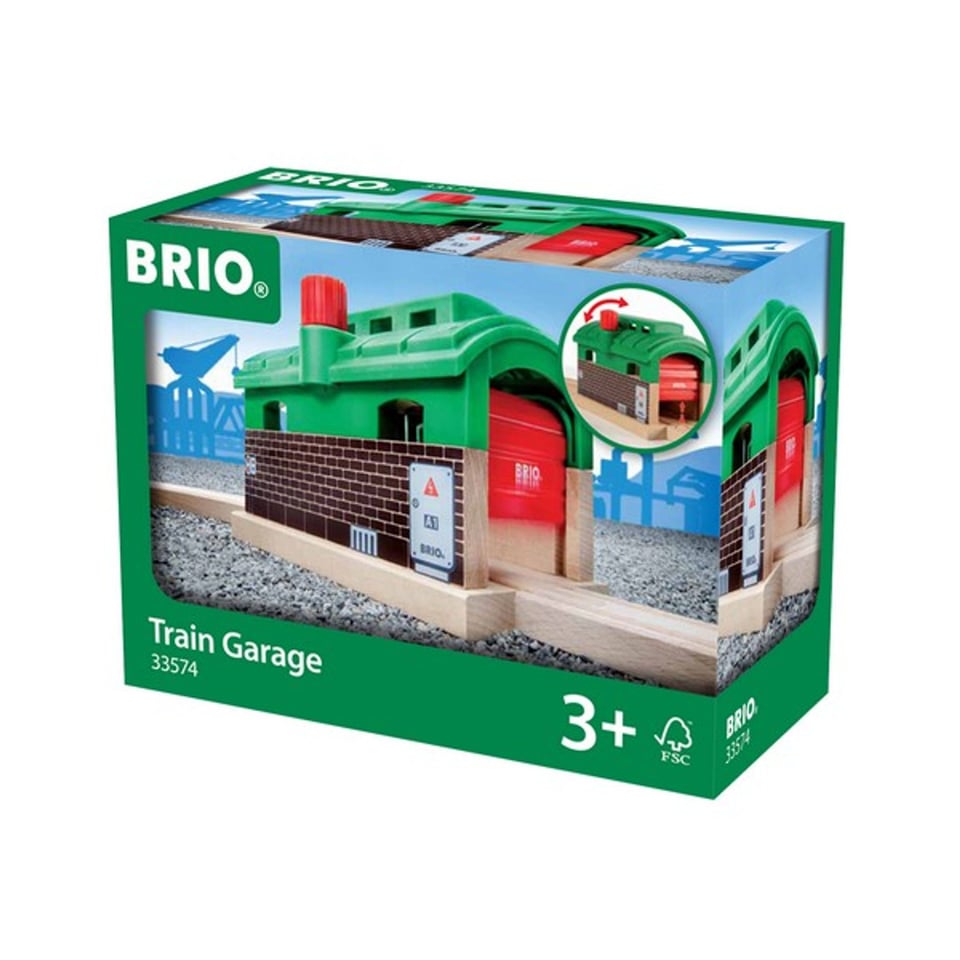 BRIO Treingarage Met Roldeuren