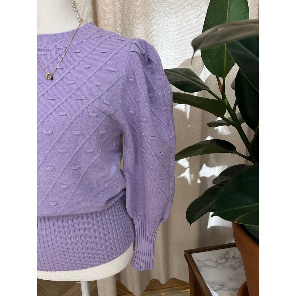 Viki knit - New Purple - OneSize 34, 36, 38, 40