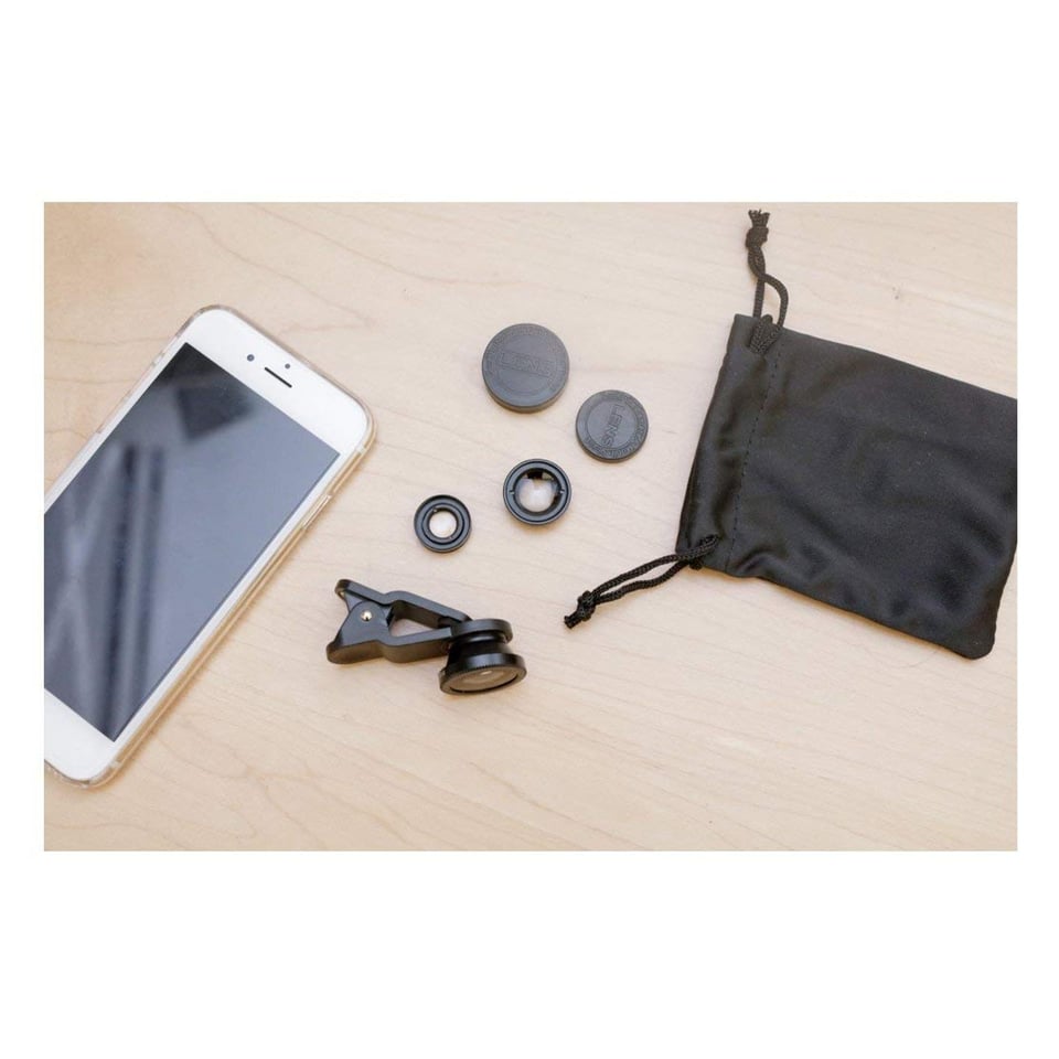 Clip Lens Set - Black, Transparent