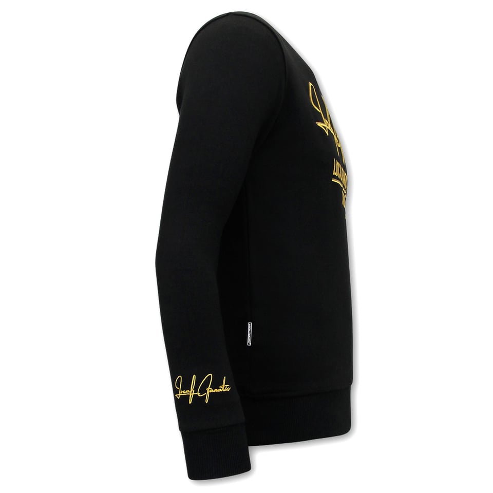 Heren Sweater - Athletic Dept. - Zwart / Goud