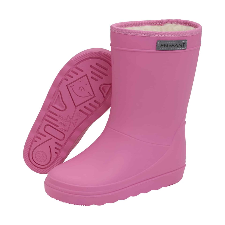 Enfant Thermo Boots Solid Carmine Rose