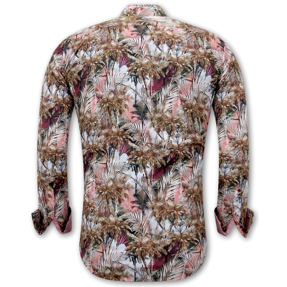 Hawaii Blouse Heren - 3121 - Bruin