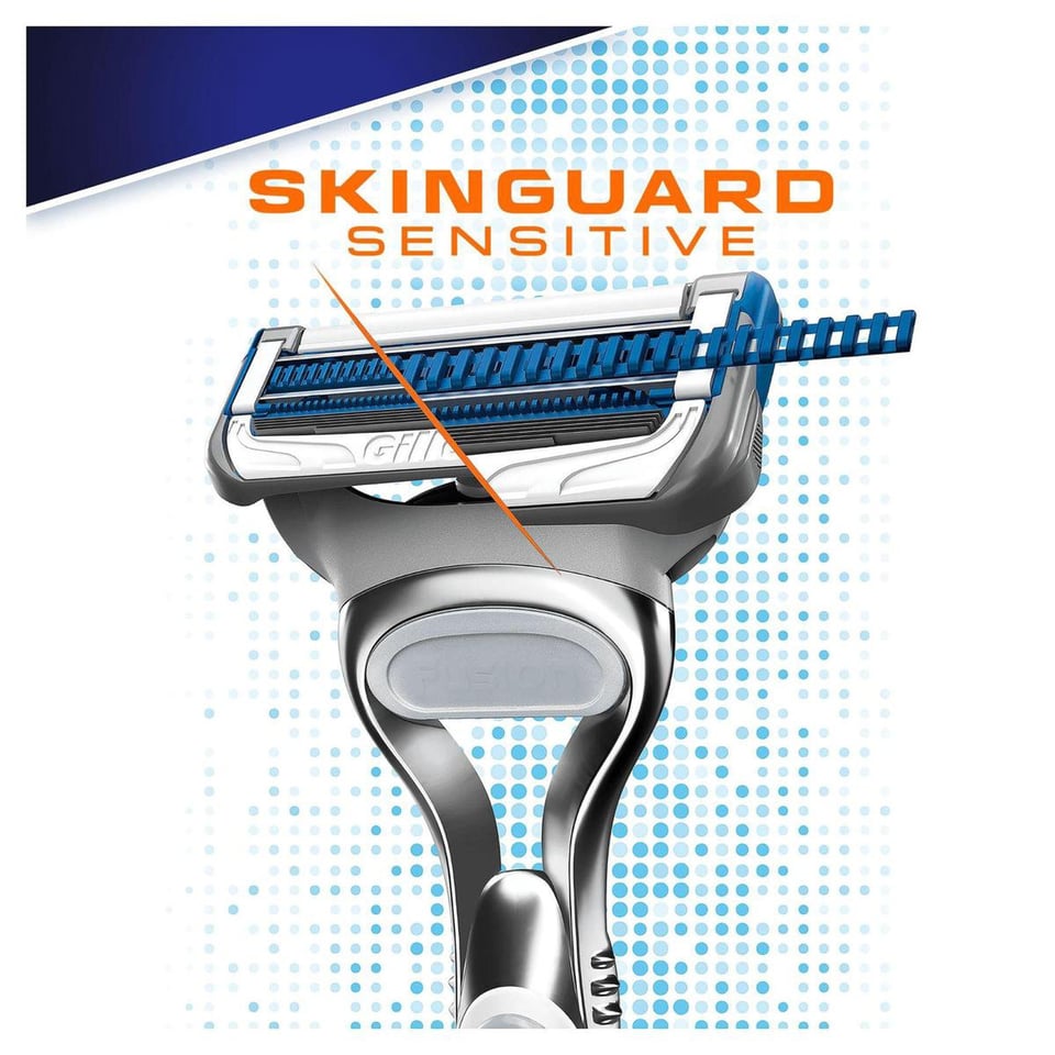 Gillette Skinguard Sensitive Scheermesjes Mannen - 4 Stuks