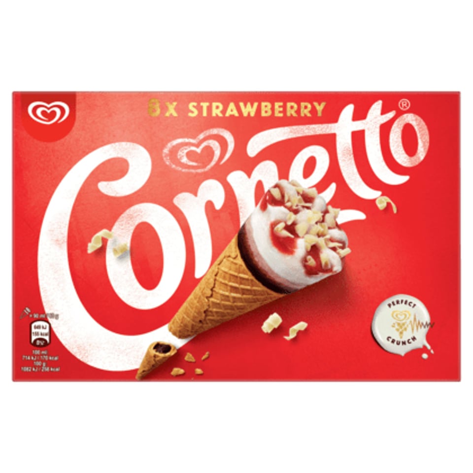 Ola Cornetto Strawberry IJs