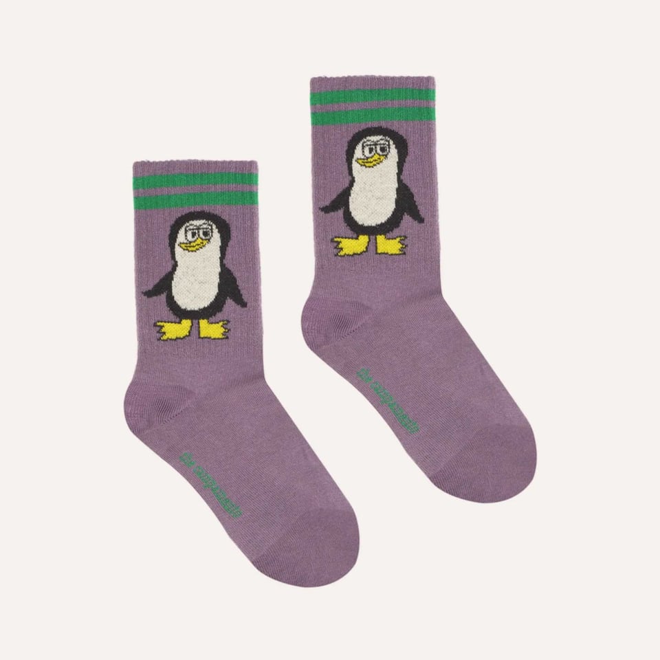 The Campamento Penguin Kids Socks