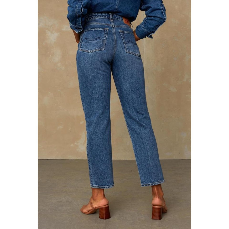 Kings of Indigo Caroline Cropped Eco Xavier Blue Marble