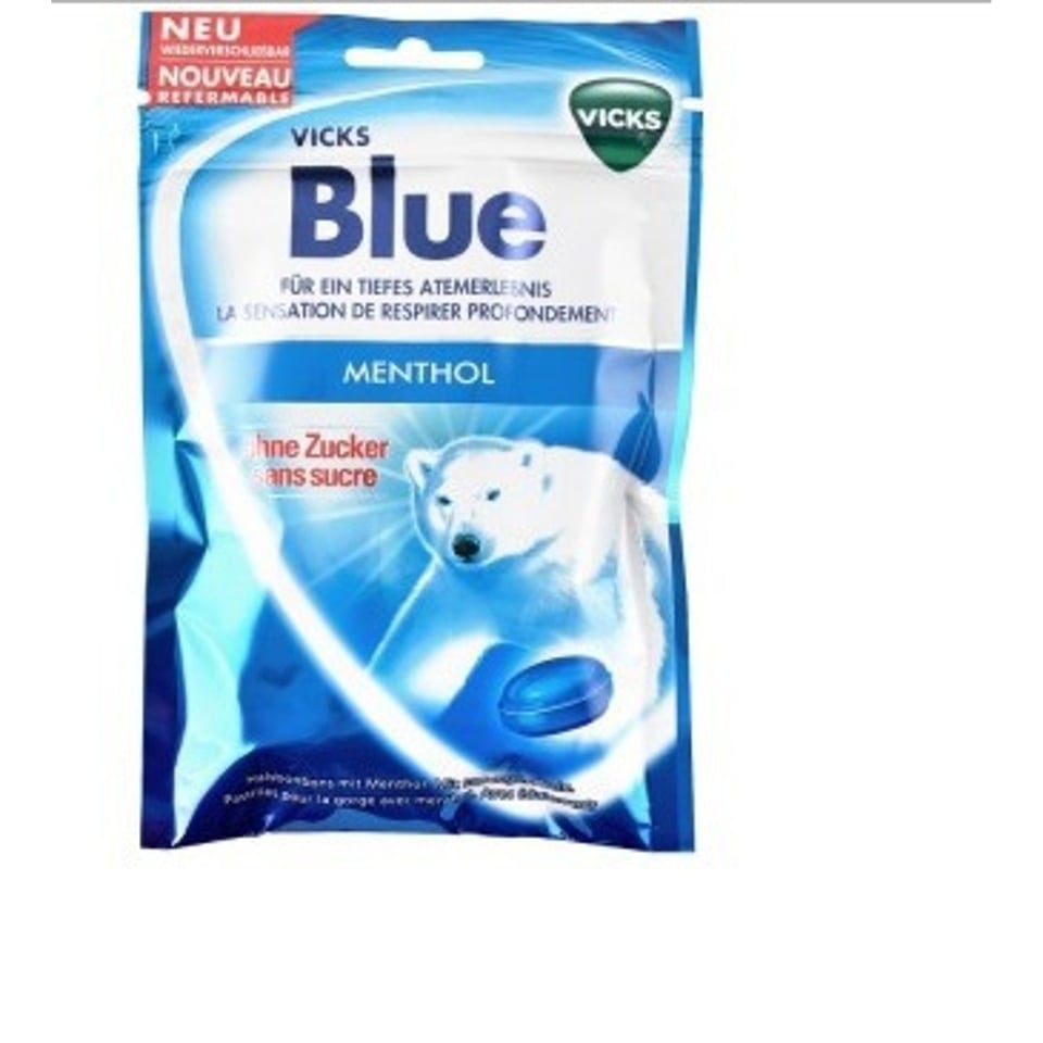 VICKS BLUE MENTHOL SV BAG 72g