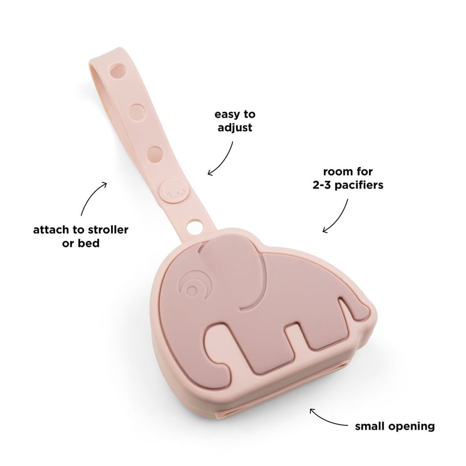 Silicone Pacifier Pouch Elphee Powder