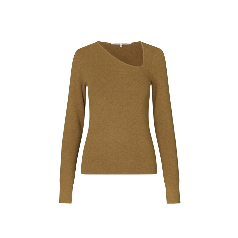 Second Female Menthina Knit V-Neck - Breen