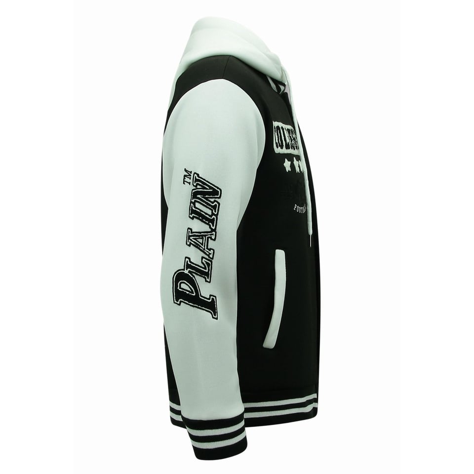 Varsity Vest Met Capuchon - 905 - Zwart