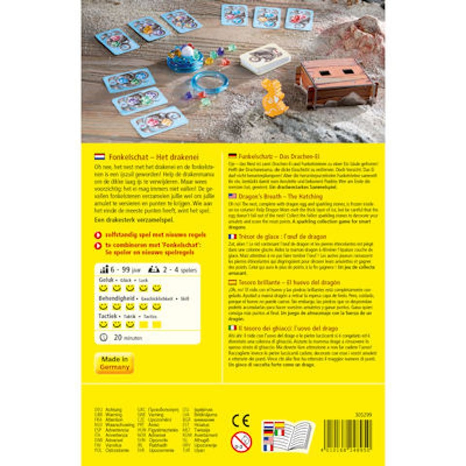 Haba Spel - Fonkelschat - Het Drakenei
