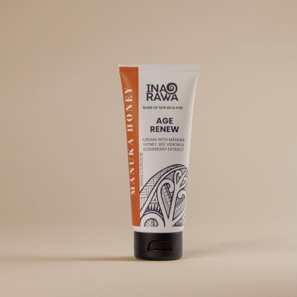 Ina Rawa Age Renew Cream with Manuka Honey, Bee Venom & Elderberry Extract