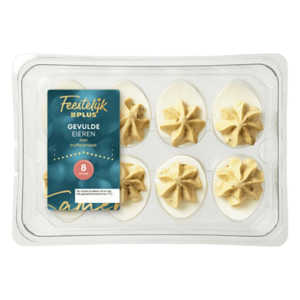 Feestelijk PLUS Gevulde Eitjes 8 Stuks - Truffel