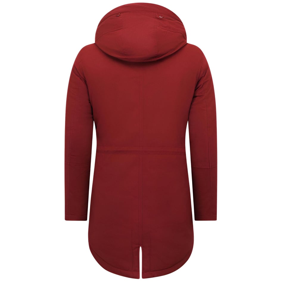 Parka Heren Winter - 7065 - Rood