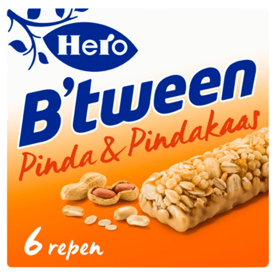 Hero B'tween Pinda en Pindakaas Granenreep