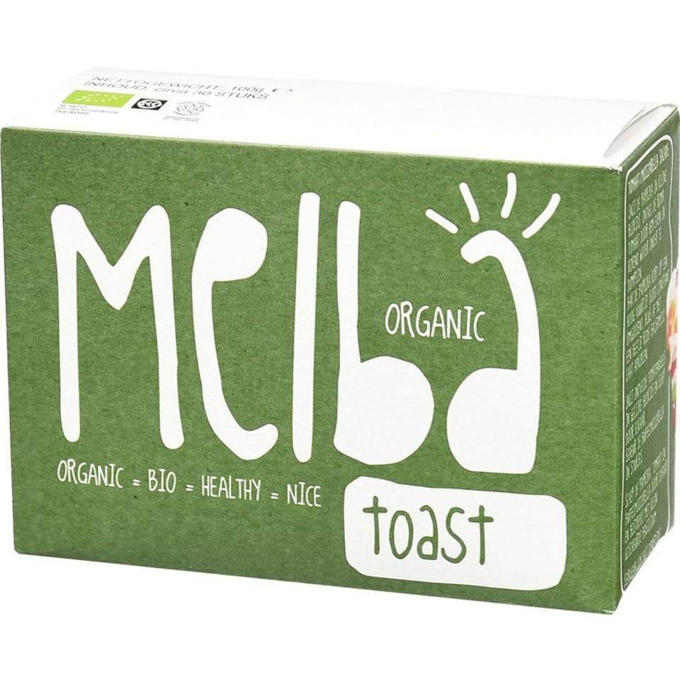 Van Der Meulen Melba Toast Organic 100g