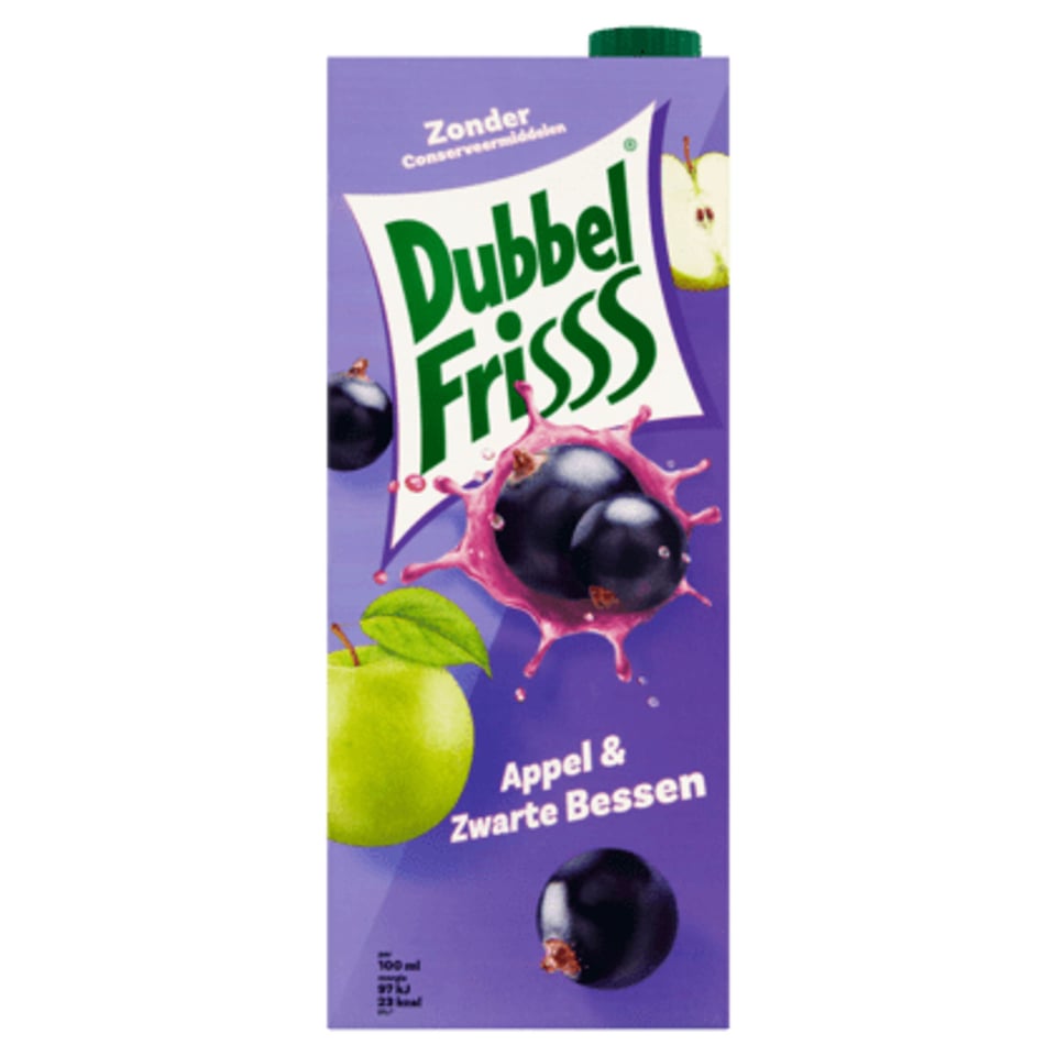 Dubbelfrisss Appel & Zwarte Bes