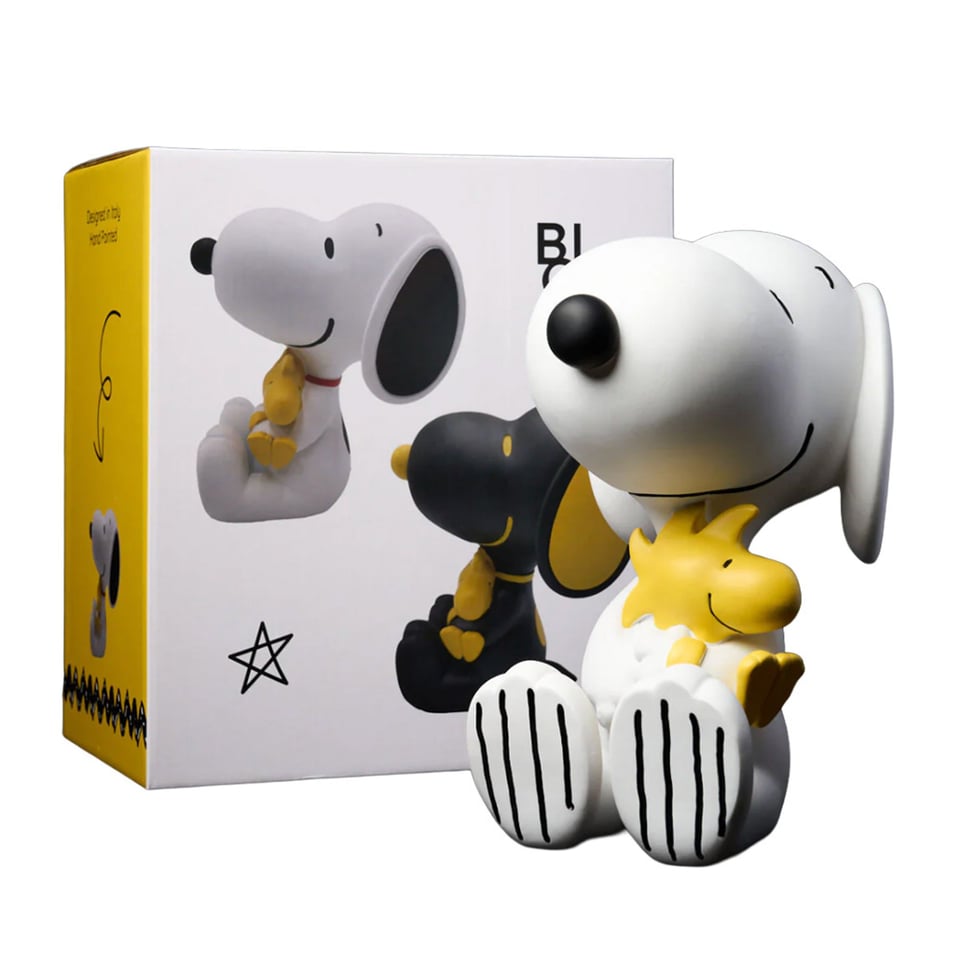 Beeld Snoopy & Woodstock Wit Kunststof 14x25cm