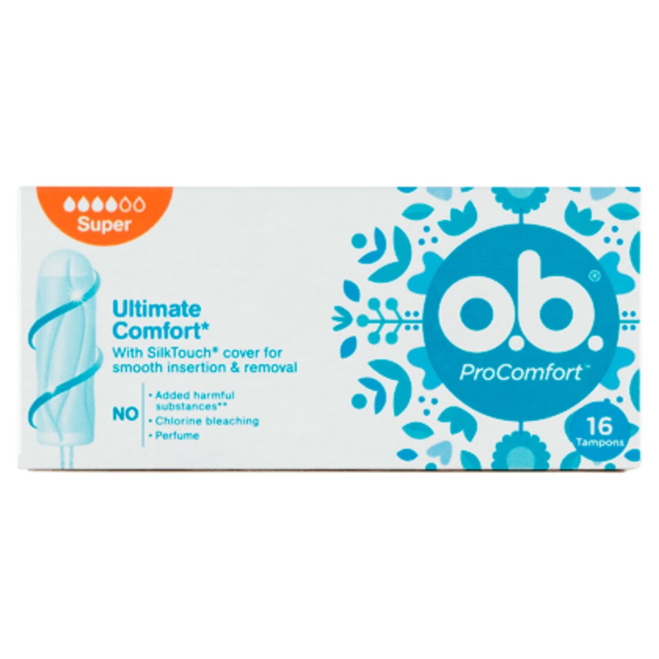 O.B. Tampons Procomfort Super