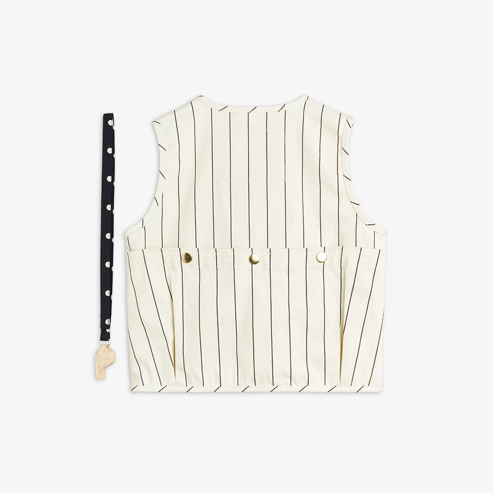 Mini Rodini Owl Embroidered Utility Vest