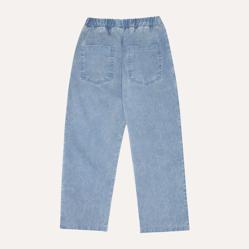 The Campamento Blue Washed Kids Trousers
