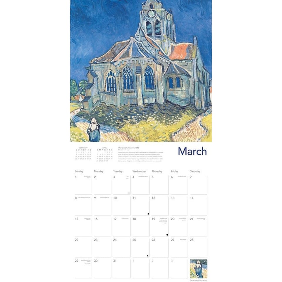 Van Gogh Kalender 2026 - Landscapes / Landschappen