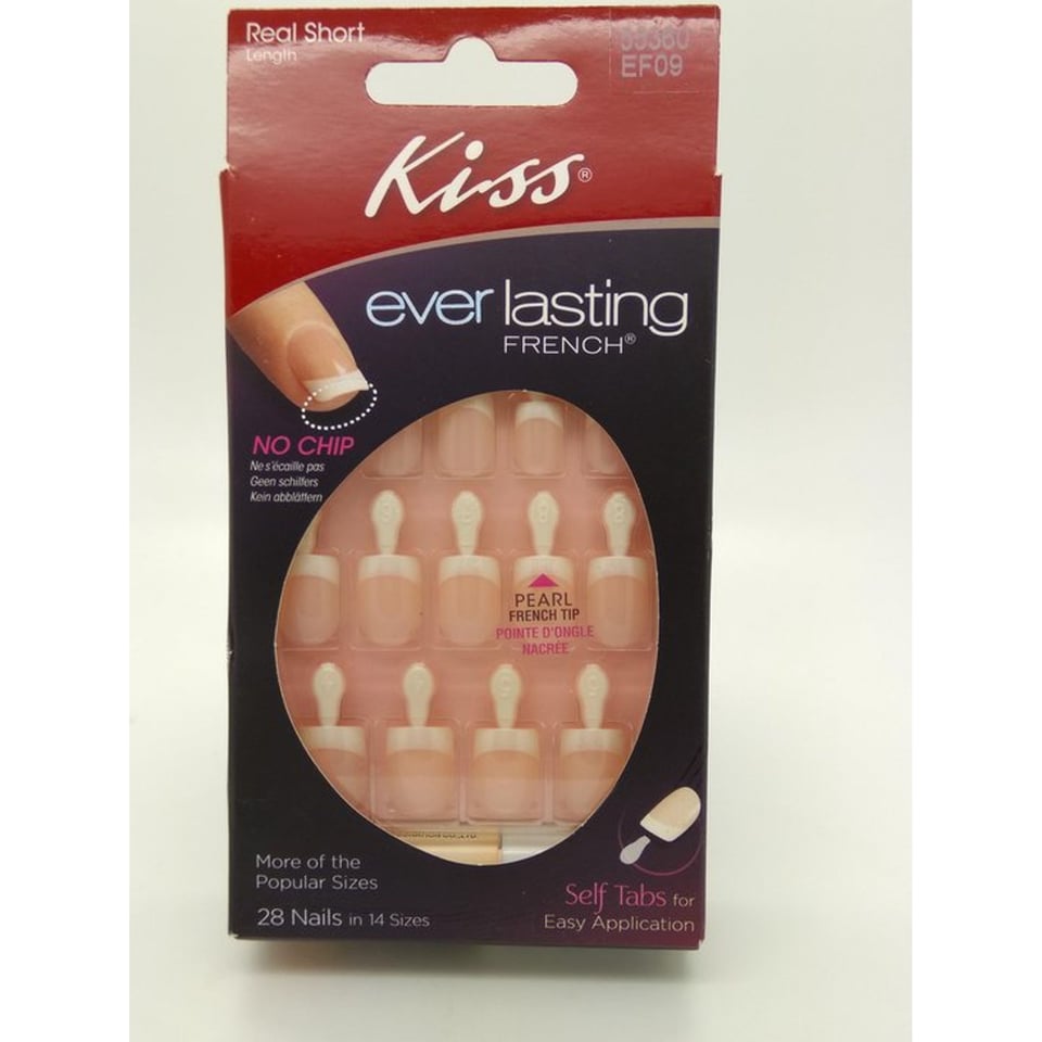 KISS FRENCH NAIL KIT STR PEARL 1set