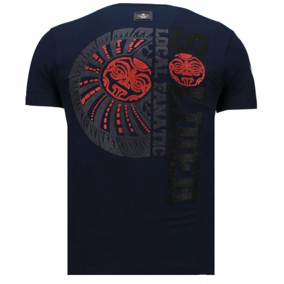 The Rock - Rhinestone T-Shirt - Navy