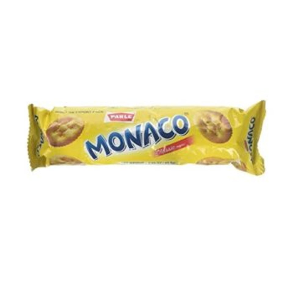 Parle Monaco Classic Regular Biscuits 63.3 Grams