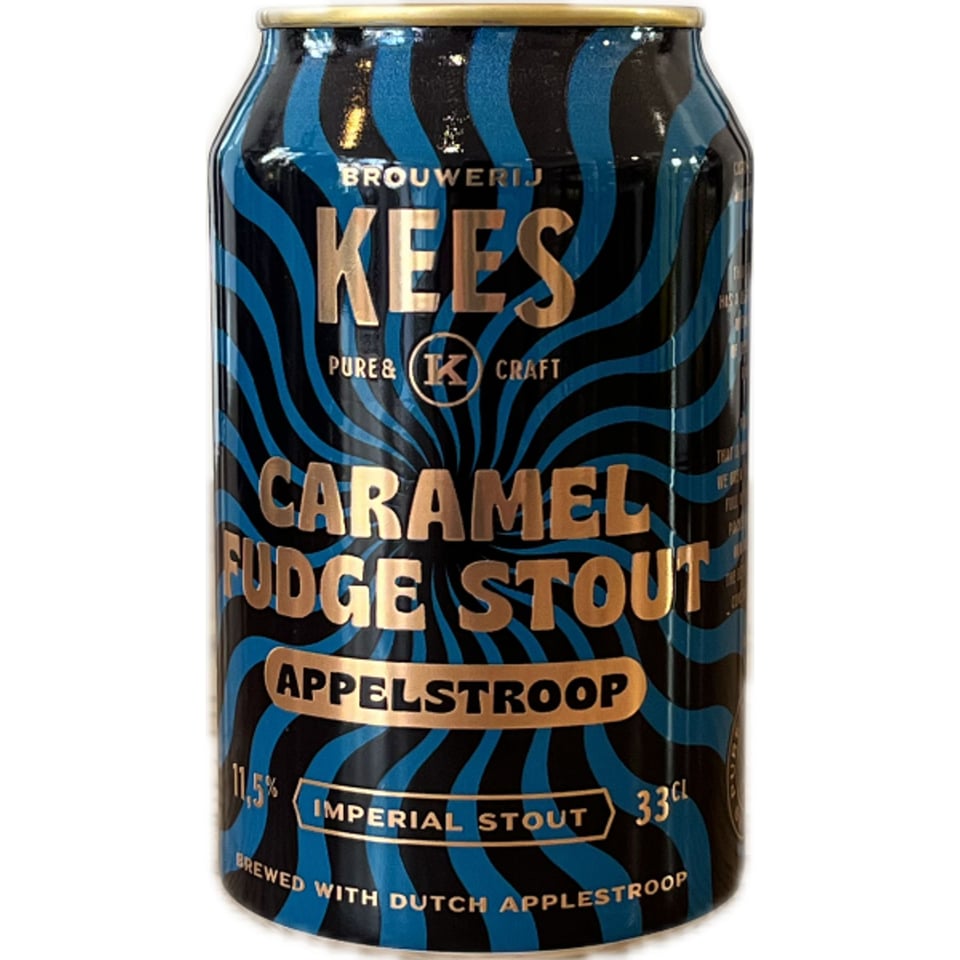 Kees Caramel Fudge Stout Appelstroop 330ml