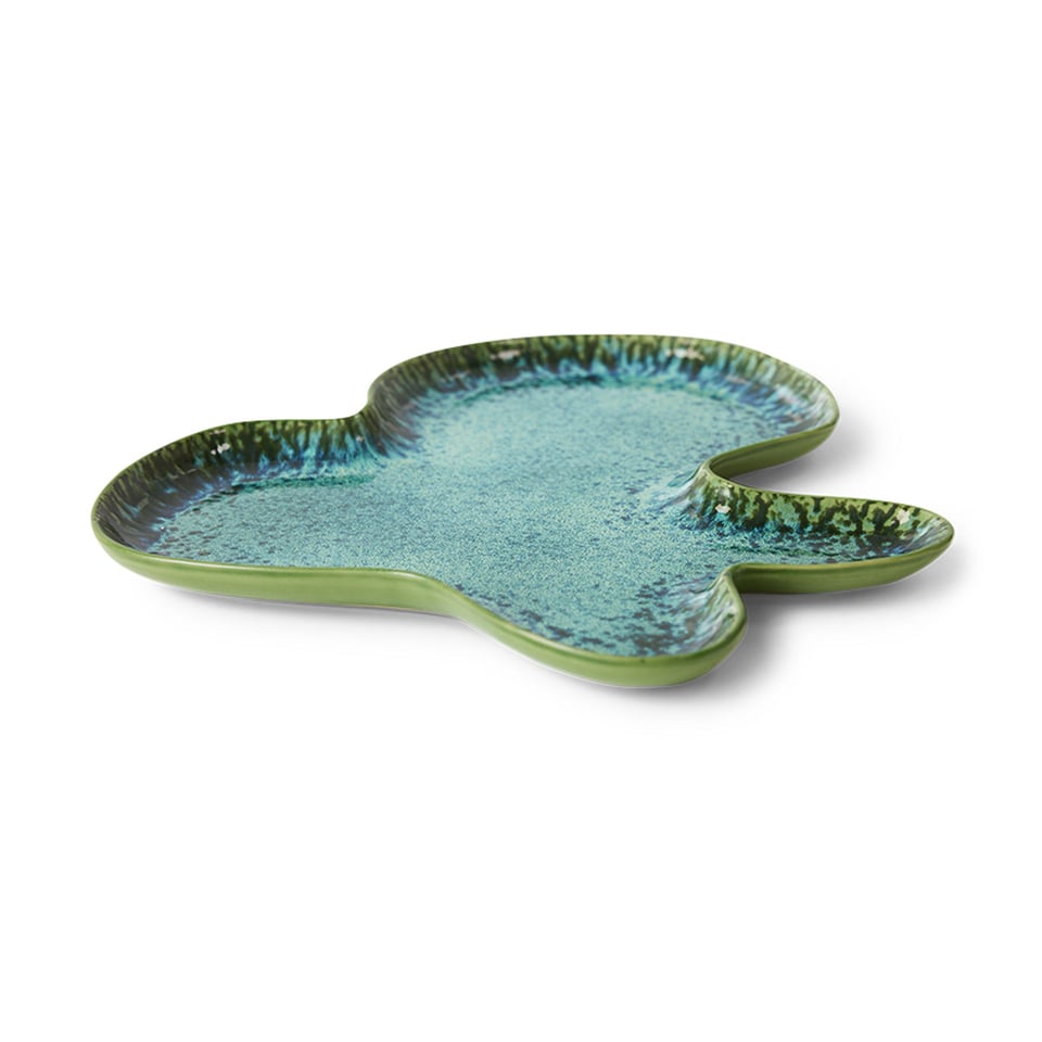 HKliving Shell Plate Teal