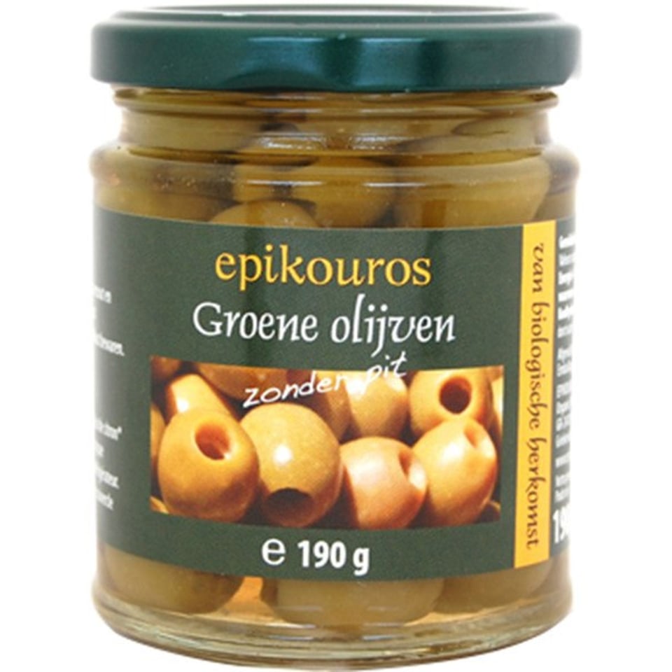 Pitloze Groene Olijven