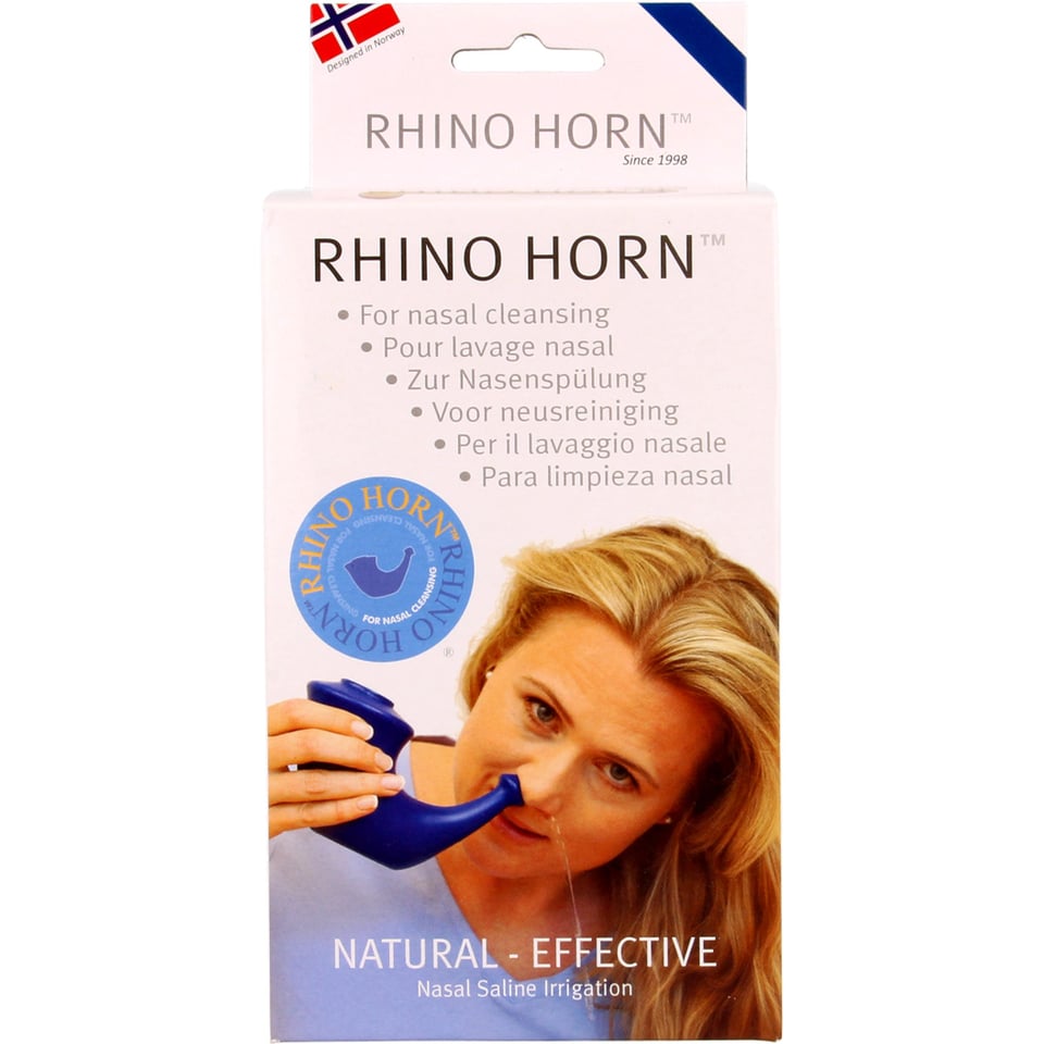 Rhino Horn Neusspoeler Blauw