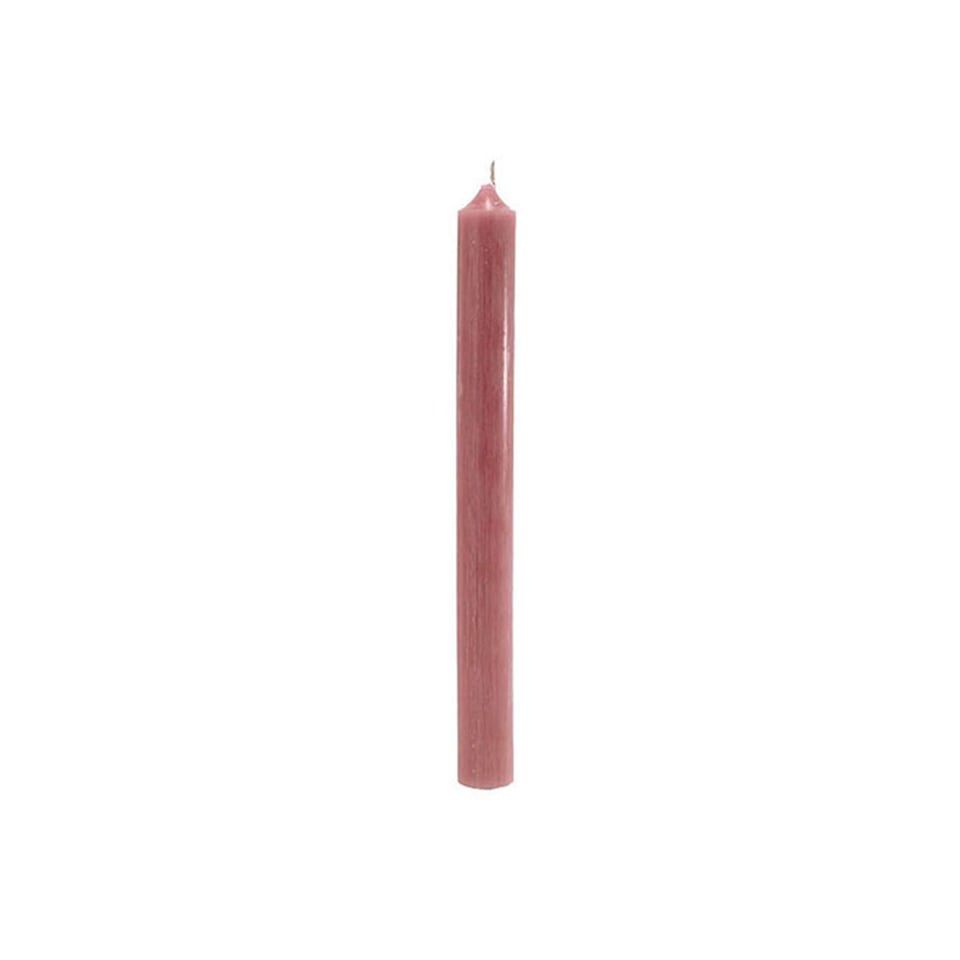 Diner Kaars Oud Roze 2.1x19.5cm