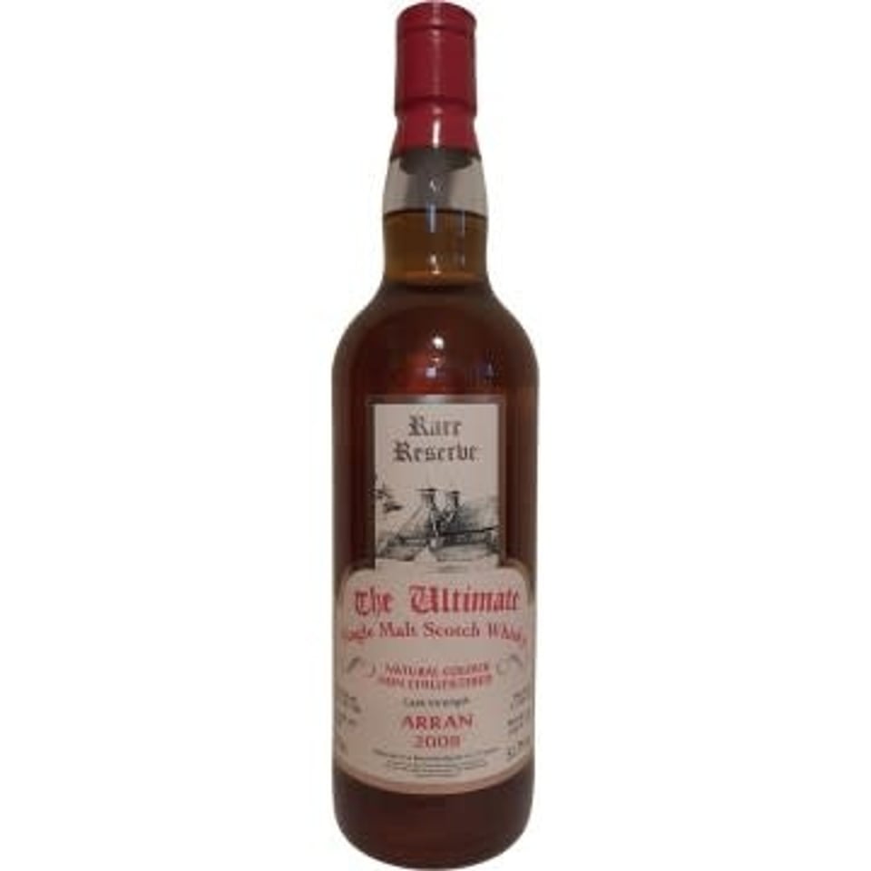 The Ultimate The Ultimate 'Rare Reserve' Arran 2008 17yr Cask Strength 53.7% Cask 58