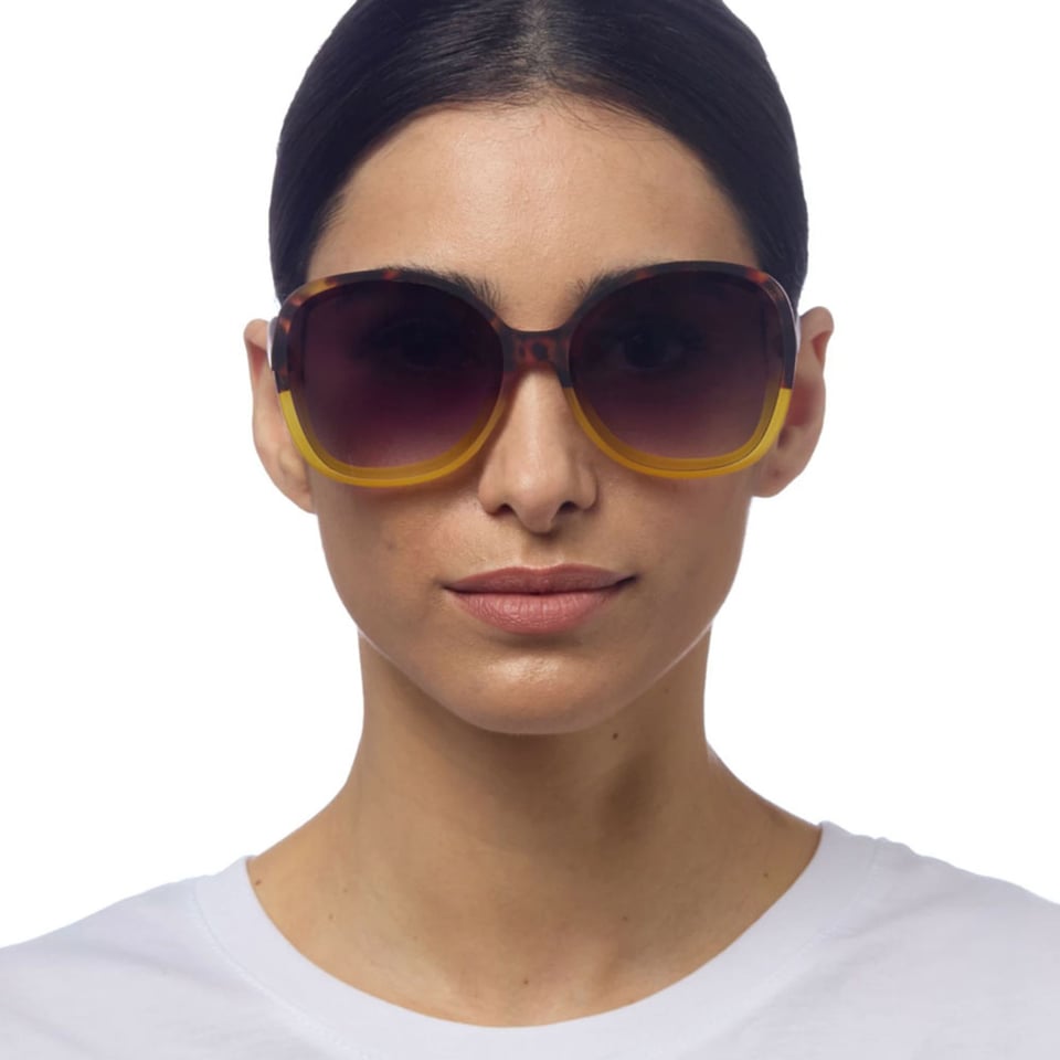 Zonnebril ANNA Butterfly Havana Yellow OK019-HY