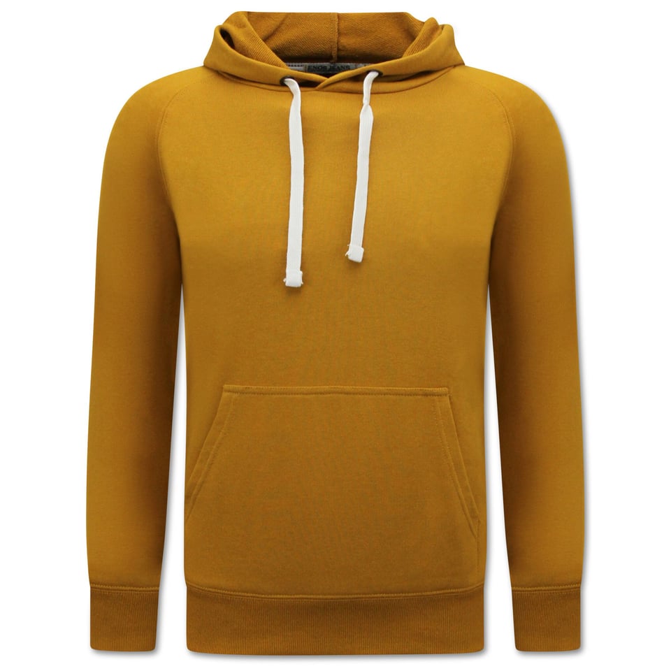 Hoodie Heren - Hooded Sweater - Licht Bruin