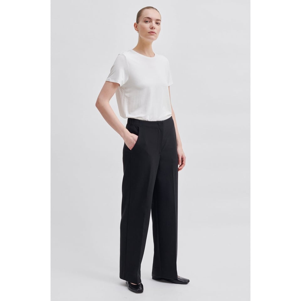 Second Female Evie Classic Trousers - Black