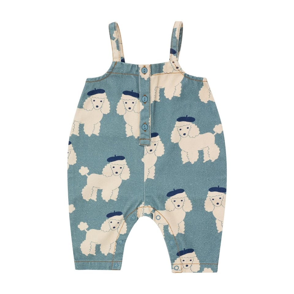 最終値下げ　TINY POODLE BABY DUNGAREE Tiny Cottons Tiny Poodle Baby Dungaree Blue Grey | Peddler