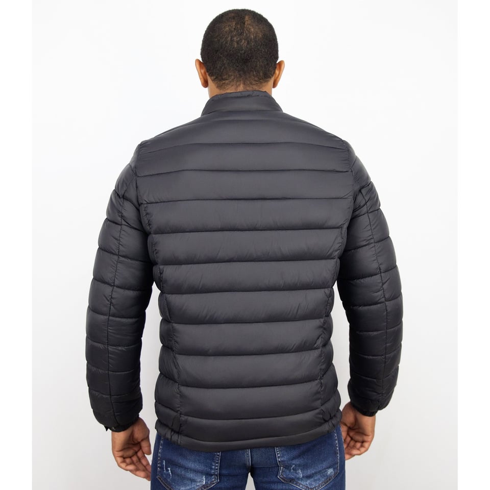Winterjassen - Heren Winterjas Kort - Down Jack - Zwart