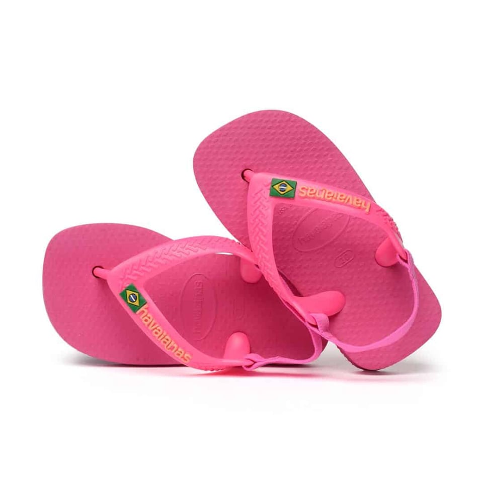 Havaianas Baby Brasil Logo Pink Flux