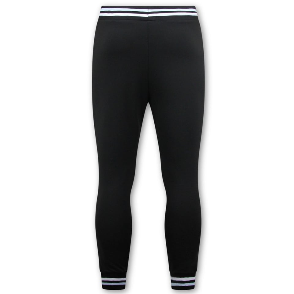 Trainingspak Heren - Joggingpak Heren Volwassenen - 2822 - Zwart /Wit