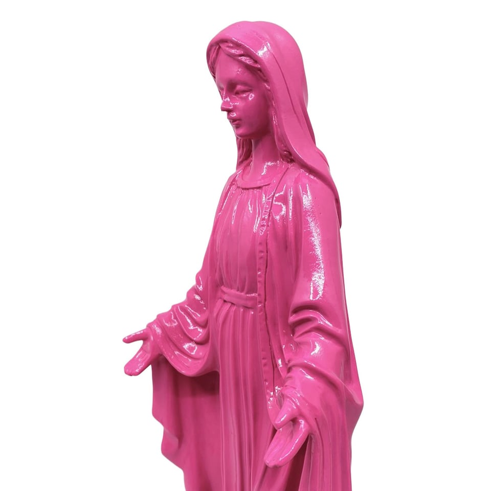 Beeld Madonna Kunststof 12x33cm in 2 Kleuren