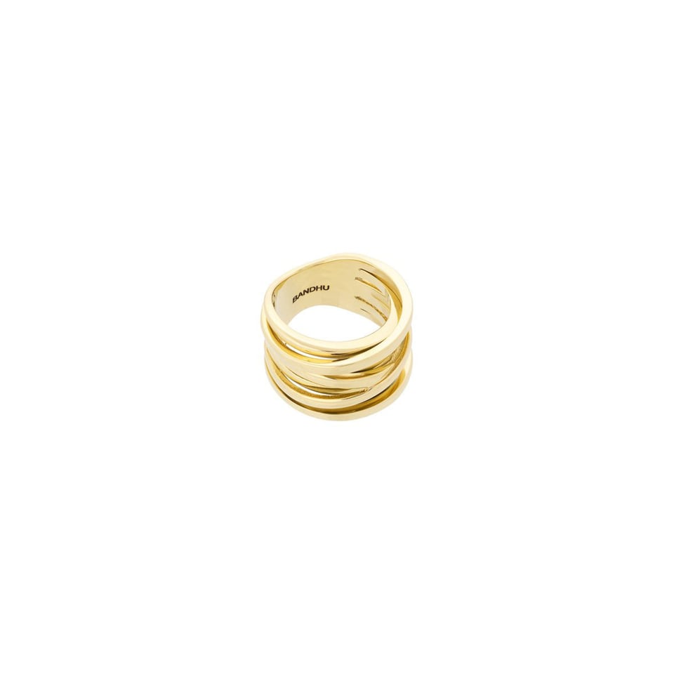 Bandhu Coil Ring - Gold