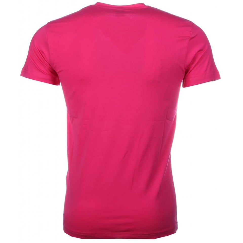 T-Shirt - Destroy Print - Roze