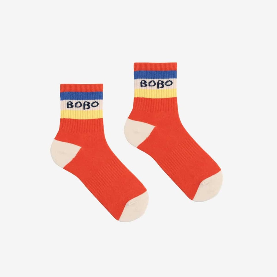 Bobo Choses Bobo Choses Color Block Short Socks